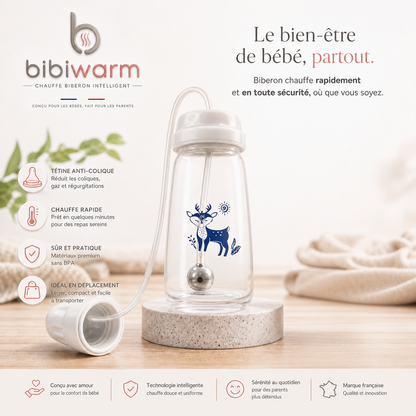 Bibiwarm - Biberon mains libres