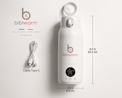 Bibiwarm™ | Chauffe-Lait Portable USB-C
