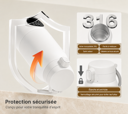 Bibiwarm™ | Chauffe-Lait Portable USB-C